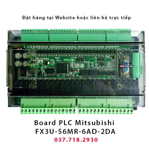 Board-PLC-Mitsubishi-FX3U-56MR-6AD-2DA.